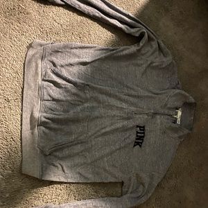 Grey, pink(vs) quarter zip